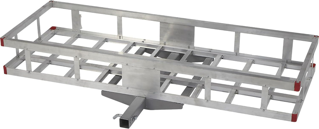 Ultra-Tow Aluminum Hitch Cargo Carrier - 500-Lb. Capacity, Silver, 60in. x 22.5in. x 8in.H