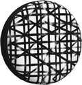 Black Diagonal Grid Print Universal Spare Tire Cover for RV, Jeep | Wheel Protector Fits Rv, Trailer, Jeep, Shield Tires From Sun, Dirt And Rain For Outdoor Storage