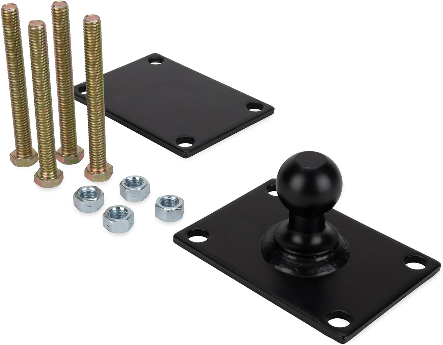 Eaz-Lift Sway Control Adapter | Features a Heavy-Duty Powder-Coated Steel Construction, a Bolt Design, and Fits 2-Inch by 3-Inch A-Frame Trailers (48385), Blk