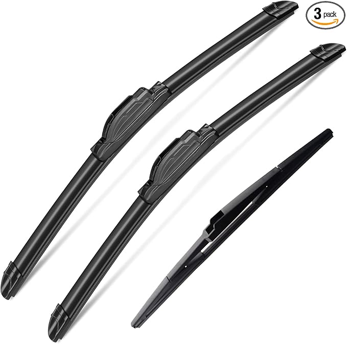 3Pcs Windshield Wipers for Toyota Prius 2010-2015, Toyota Prius Plug-In by SCTIOANSNOemWiperBlades