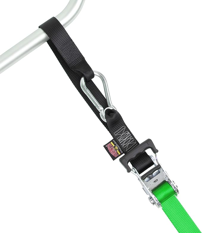 PowerTye - Made in USA - Extra Long Ratchet Tie Down Straps, Heavy Duty - Image 2