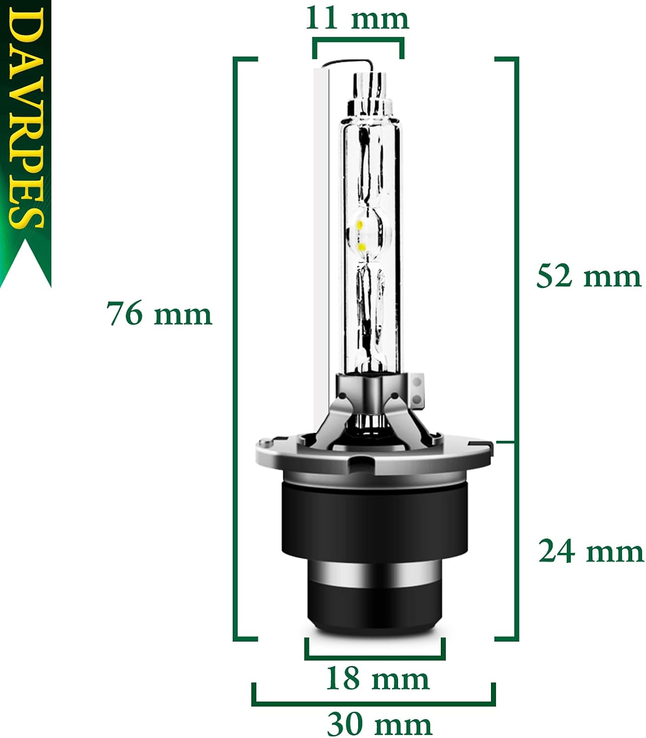 D2R 35W 6000K Cold White Xenon HID Headlight Bulbs Replacement for Low Beam High Beam 85126UB 66250 85126WX Waterproof Headlight Bulb -Pack of 2PCS