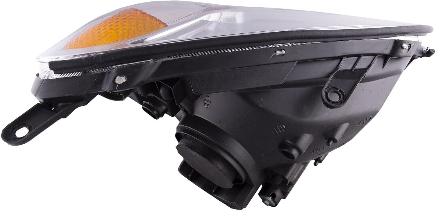OE Style Headlights Assembly Set For 2004 2005 Toyota RAV4 Base L Sport SUV Replacement Halogen Bumper Headlamps Driver and Passenger Side Chrome Housing Clear Lens TO2518103 TO2519103(LH&RH)