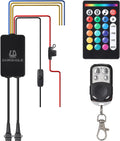 Replacement Controller Control Box for Motorcycle LED Lights 8/12/14/16/18/20 LED Light Kits with APP/IR/RF Control Brake Turn Signal