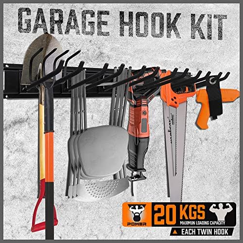 horusdy 64-inch heavy duty garage organization rack, 14, close-up detail