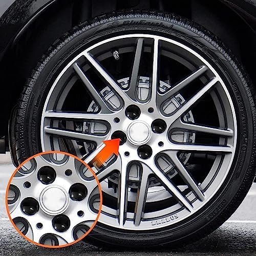 20Pcs Lug Nut Covers for Lexus NX200 NX300 NX300H NX250 NX350 NX350H NX450H+, Wheel Nut Caps Rustproof Protector Dustproof Exterior Accessories,Black-17mm