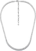 3mm tennis necklace for women men 5a cz, main product view