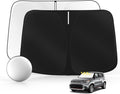 Windshield Sun Shade for Kia Soul 2014-2019 Foldable Sunshade Custom Fit Front by SULAGIWINDSHIELDSUNSHADE