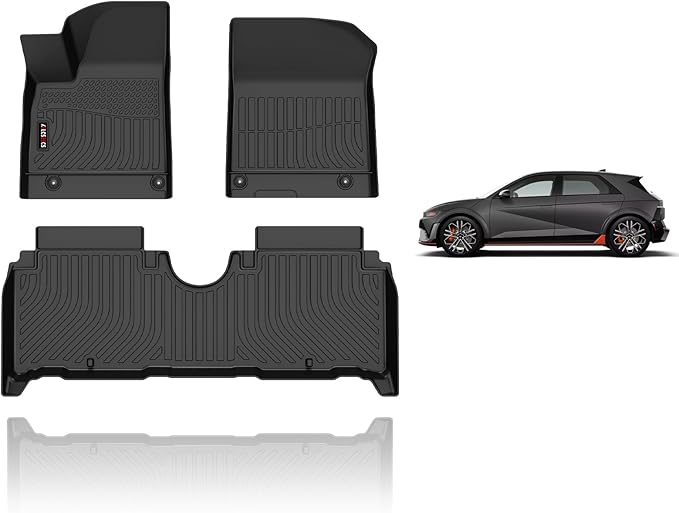 KELCSEECS Floor Mats Custom for Hyundai Ioniq 5 N 2025 All Weather Car Mats TPE by KELCSEECS