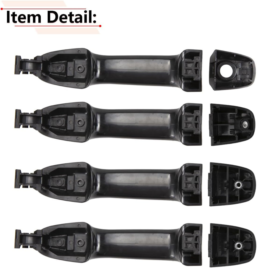 RLB-HILON 1Set Exterior Door Handle Compatible with Toyota Camry 2012 2013 2014 2015 2016 2017 Year