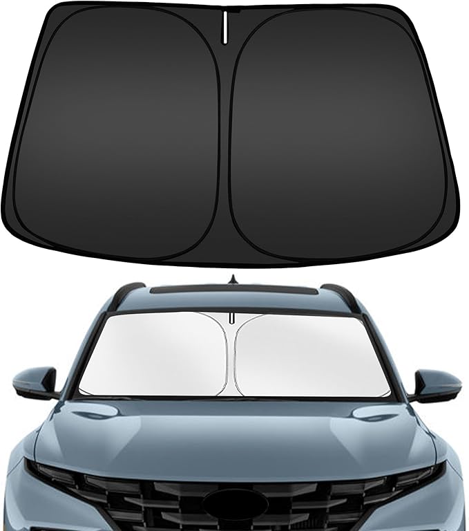 ARISMOTOR Windshield Sun Shade for H-yundai Santa Cruz 2022-2025, Custom Fit by ARISMOTOR