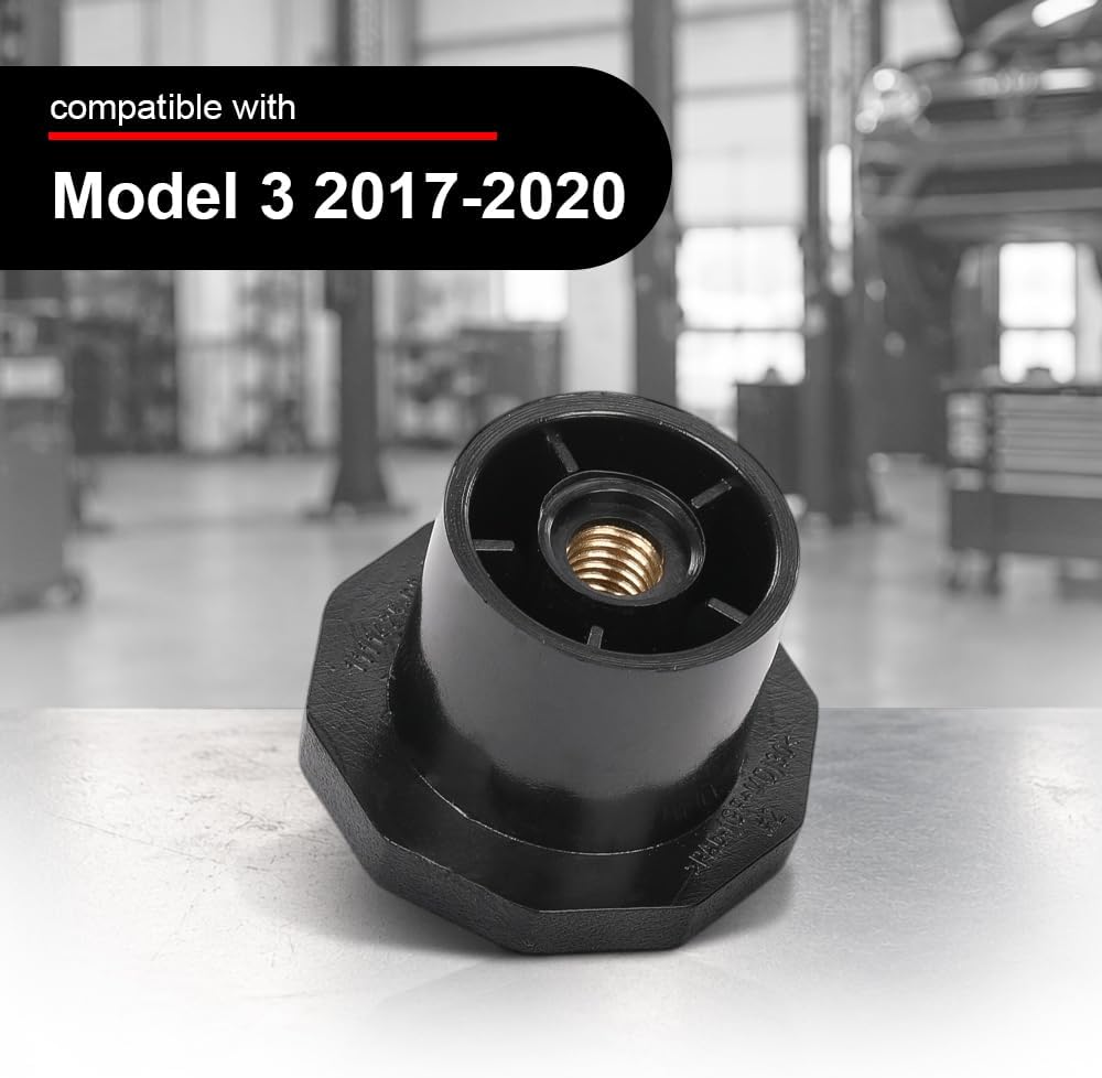 DOTCOM Tail Light Screw Cover Cushion Stop Buffer Compatible with Tesla Model 3 2017-2020 1111425-00-C Black