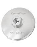 Aluminum Backer Pad, 5 Inch Hook and Loop Backing Pad, 5/8”-11 Threaded
