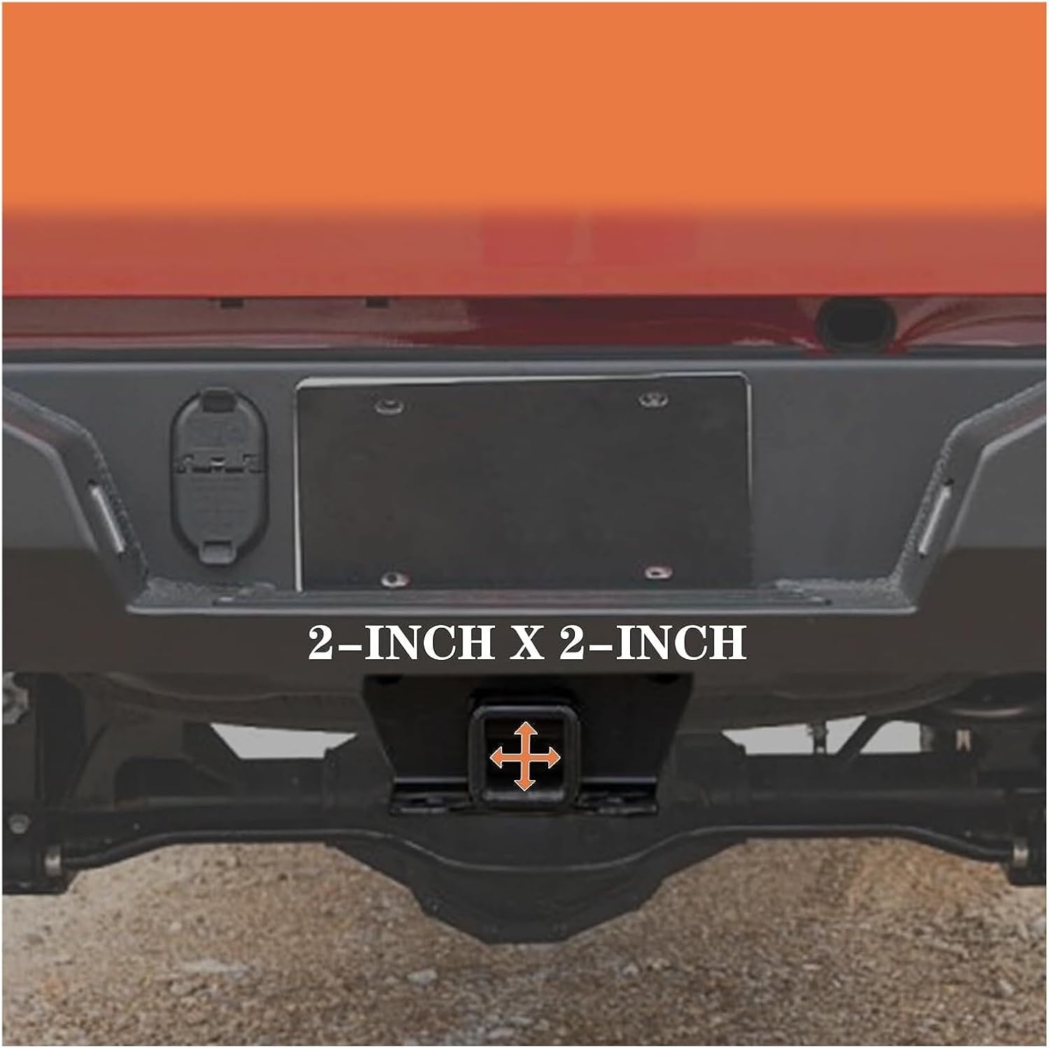 Adjustable Trailer Hitch Car Rear Bumper Trailer Hitch Receiver Tow Hitch Ball Mount with Hook