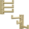 angle simple swivel towel hooks 2 pack, brushed, main product view