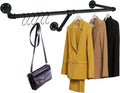 houseaid 32 inch industrial pipe clothes rack, farmhouse, main product view