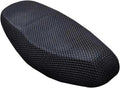 Motorcycle Scooter Seat Cover, Honeycomb Mesh Motorcycle Seat Cover, Breathable Comfortable Motor Protective Accessories, Universal for Most Vehicles (Black #M)