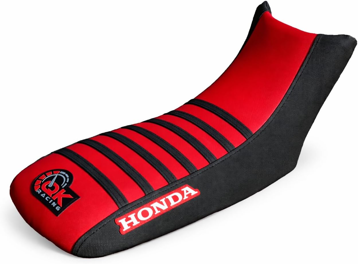 Seat Cover - Compatible Fit for 1993-2006 TRX 300 EX Sportrax 300 TRX300EX 2x4 All Black, Durable Material | Multi-Grip Design for Improved Traction S17