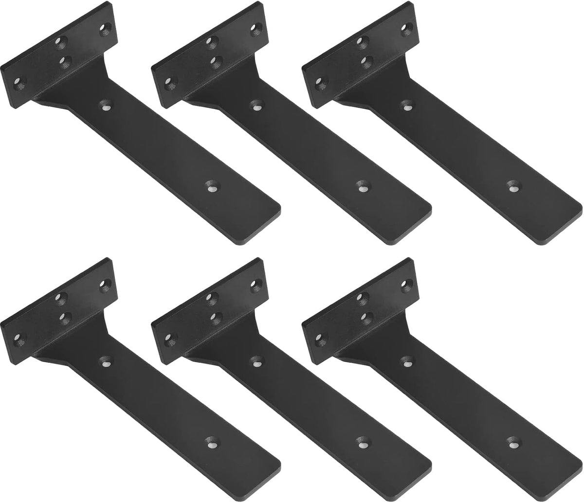 floating shelf brackets, 10 inch heavy duty industrial, main product view