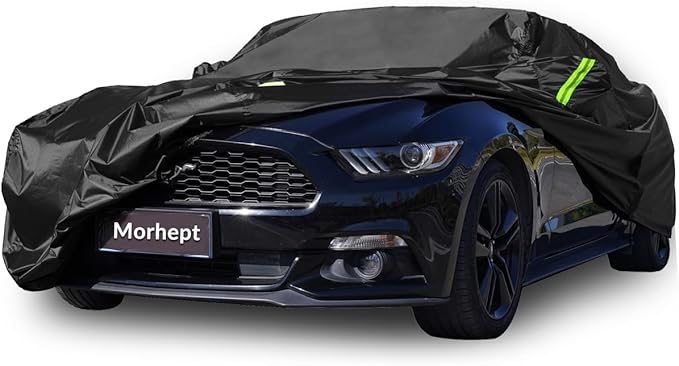 Car Cover Custom Fit for Ford Mustang 2005-2025, Waterproof All Weather GT by Morhept