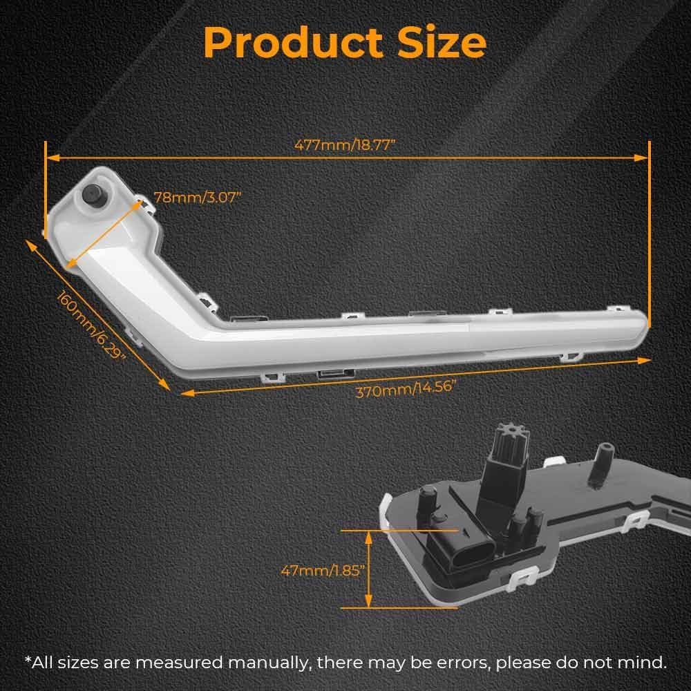 UTV Fang Lights Front Signature Lights Assembly Fit for Can-Am Maverick X3 and X3 MAX Models 2017-2025