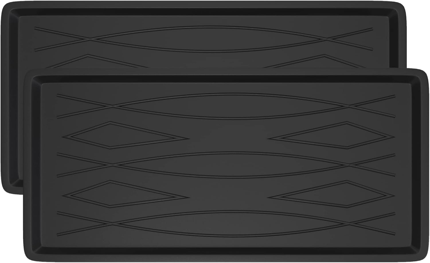 Milato Boot Tray – Extra Large – 18 x 36 in – 45 x 91cm (2 Pack)