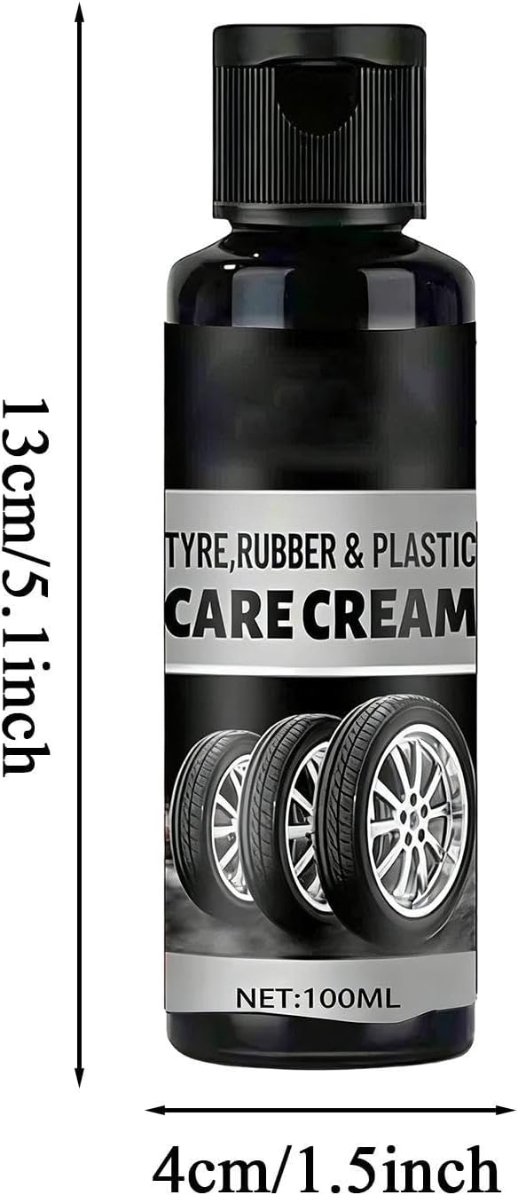 Tire Coating Cream - Hydrophobic Stain Resistant Prevents Cracking | Restore Shine Tire Coating Paste,for Drivers Professionals Garage Repair Shop Caravan Sedan Truck