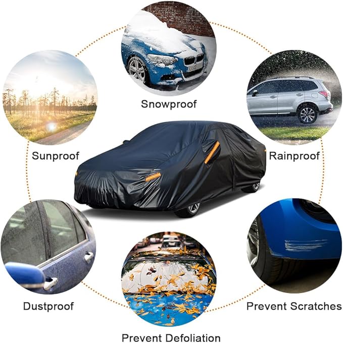 Kayme 7 Layers Car Cover Custom Fit - Image 6