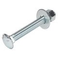 1/2" x 4" (25 pack) zinc carriage bolt, main product view