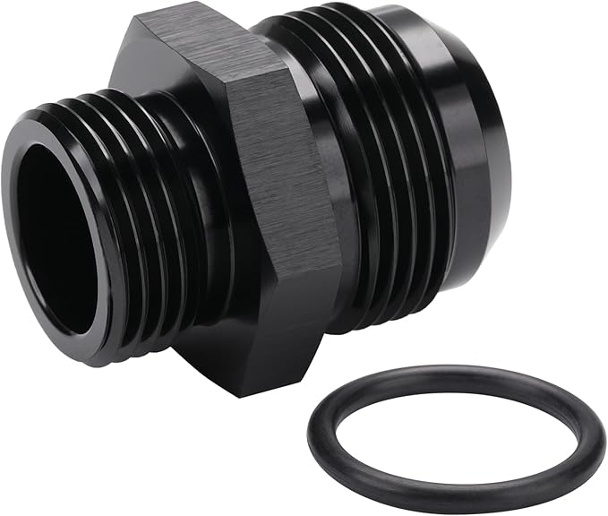 16AN Male Flare to 12AN ORB O-ring Boss Fuel Pump Rail Adapter Fitting Aluminum - Image 5