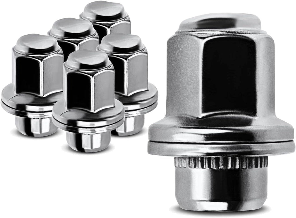 Lug Nuts 6X .50 Wheel Front Rear for Infiniti for QX56 2011-2013 for Nissan for Armada 2017-2022 0.9 in in M14-THREAD Diameter 402241LA3A 40224-1LA2B LZY0941