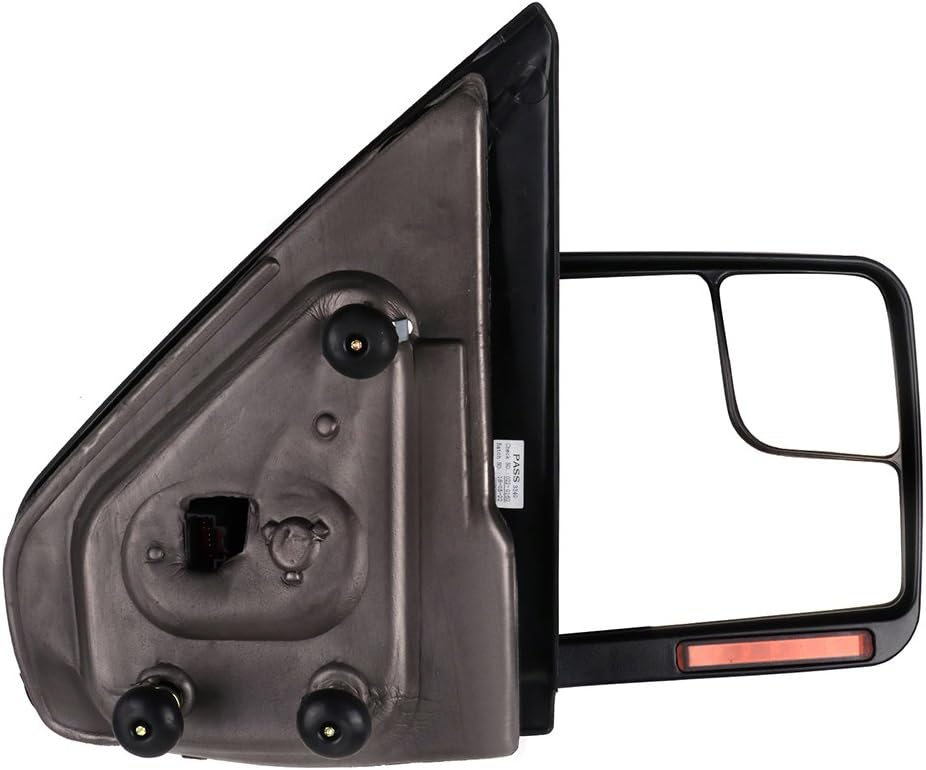 Passenger Side Heated Towing Mirrors Fits 2004-2014 for Ford for F-150 Series Truck Pickup, Power Adjusted View Mirror with Turn Signal Indicator