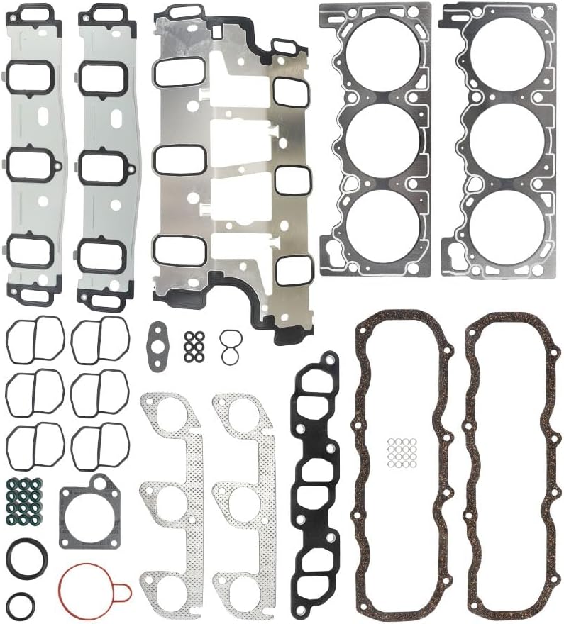 Head Gasket Set for HS9081PT-1, ES72794 | Fit Ford Aerostar Explorer Ranger Fit Mazda B4000 1997-2000 4.0L 244CID OHV V6(12 VALVE), VIN CODE "X"