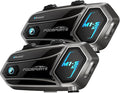 Fodsports M1-S Air Motorcycle Helmet Bluetooth, 4 Riders Motorbike Intercom by FODSPORTS