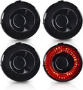 G-PLUS LED Tail Lights Assembly Rear Brake Lamps,Fit For Chevy Corvette C6 Coupe 2005-2013 22762674, 22762675, 25958213, 25958214,luces traseras faros traseros Smoky Lens Black Housing