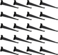 metal slatwall shelf brackets with lip heavy duty, main product view