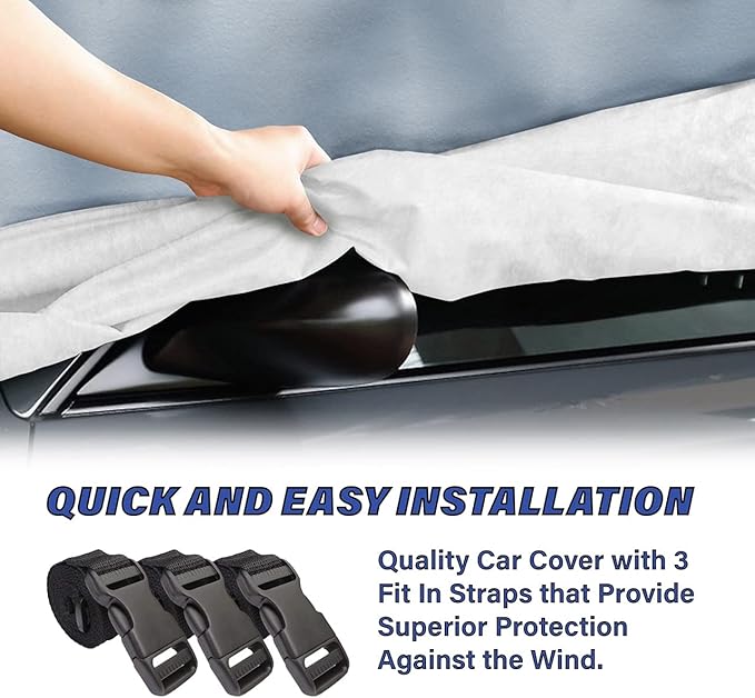 iCarCover Premium Car Cover for 1958-1964 Pontiac Safari Wagon Heavy Duty - Image 8