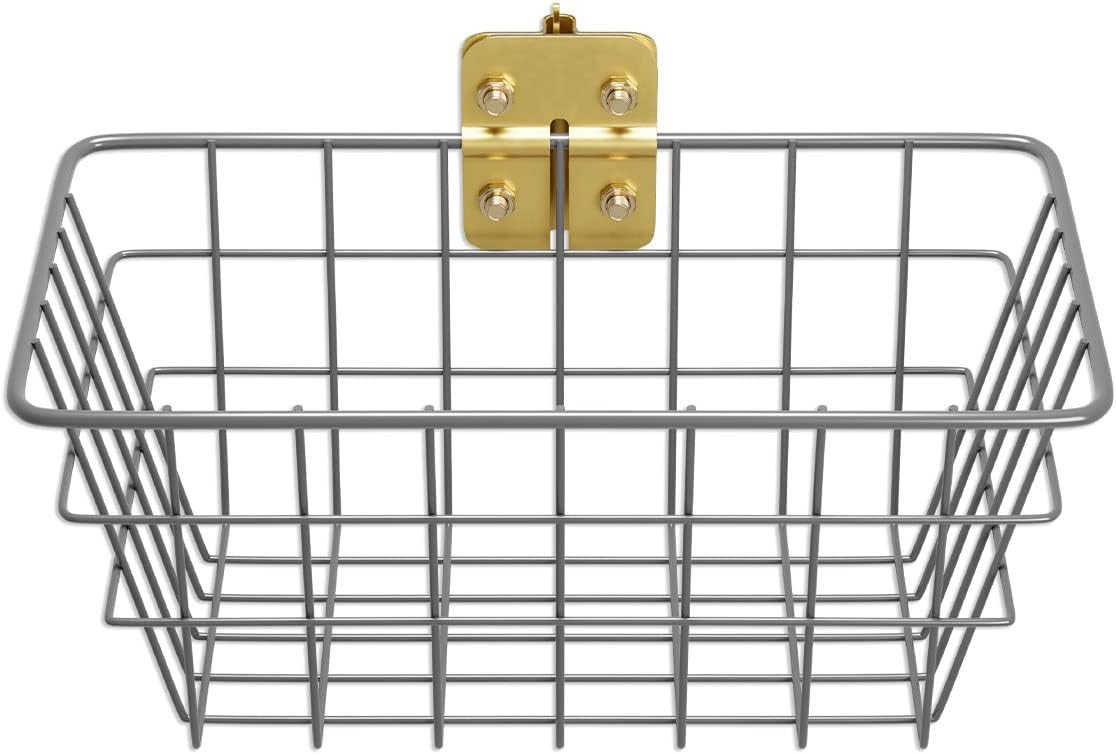 DC Cargo Mall E Track Basket – Bolt-On Wire Bin Organizer – Compact E Track Storage & Accessories for Trailers and Trucks