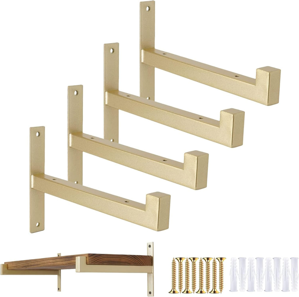 ovov 4 pack heavy duty shelf brackets 10, main product view