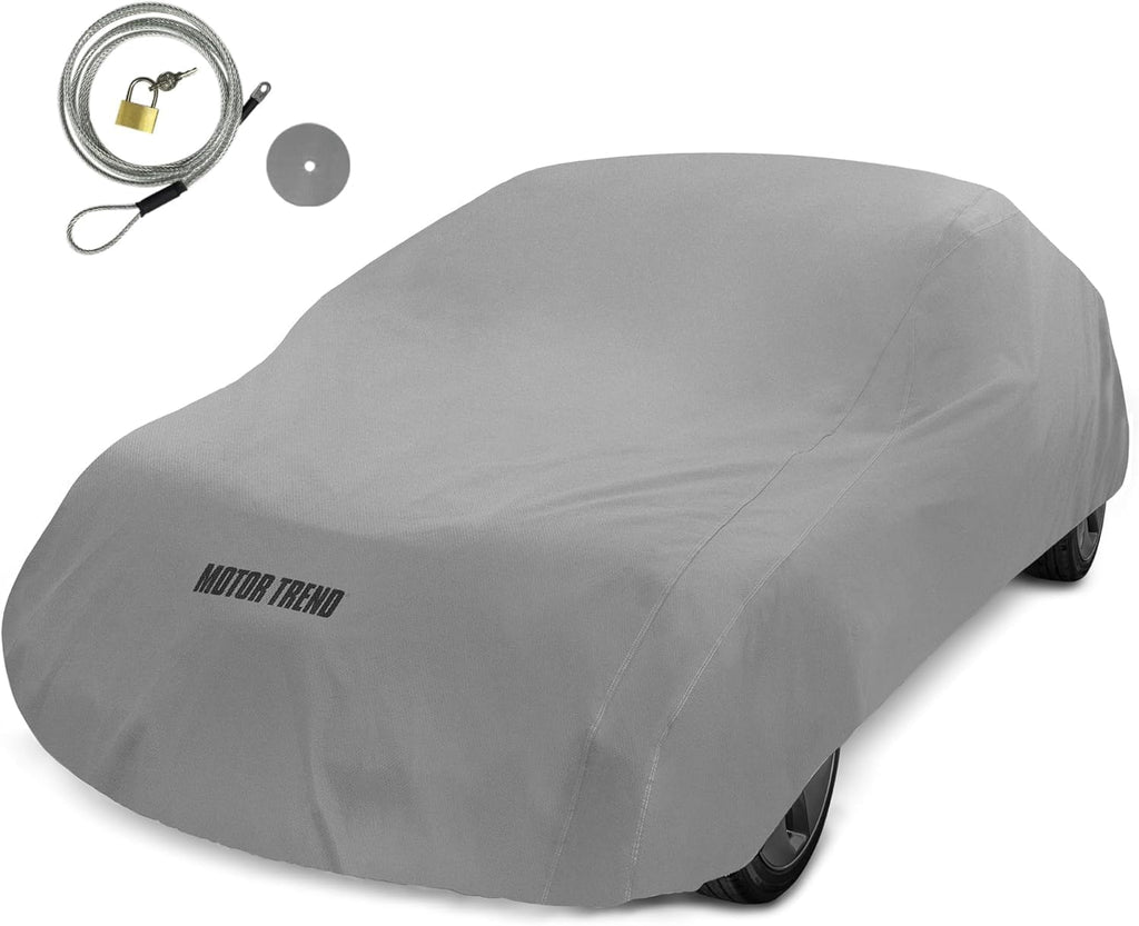Motor Trend Breathable Lightweight Car Cover, Anti-Moisture Build-Up