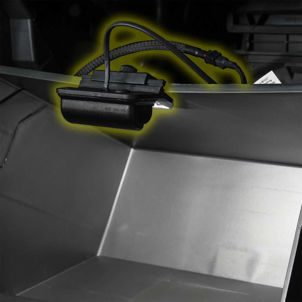 IAG Glove Box LED Light for Ford Bronco 2021+ & Raptor 2022+ (Not Sport) | Broncos don't include one, plug-and-play install, no wiring or drilling, auto on/off timer