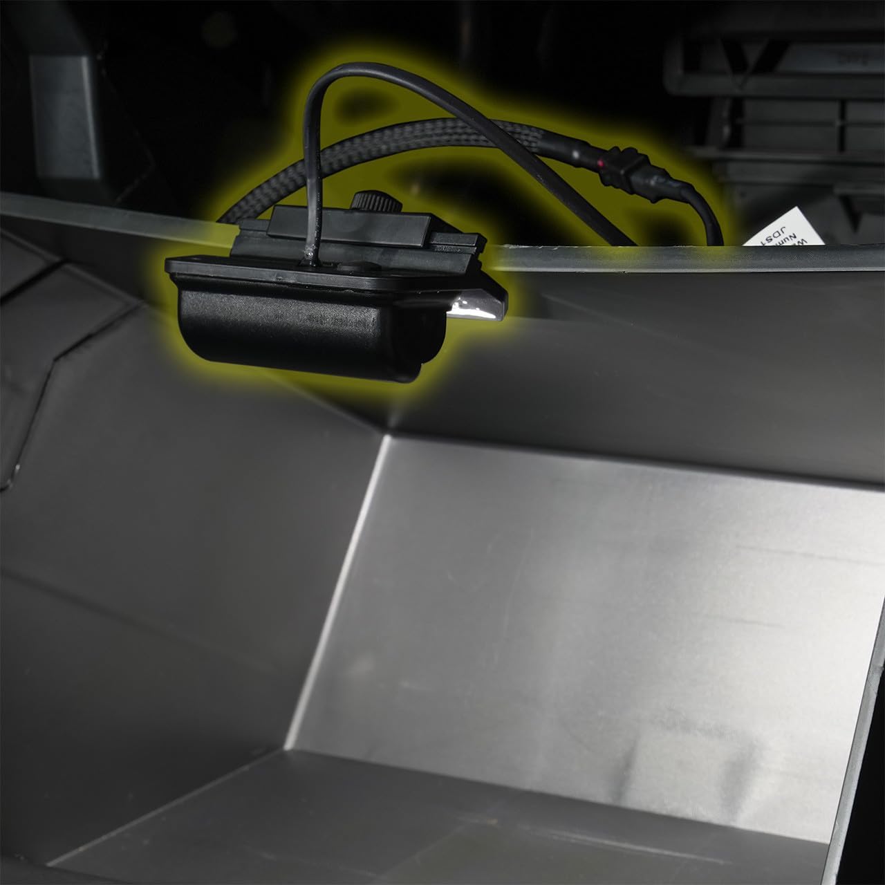 IAG Glove Box LED Light for Ford Bronco 2021+ & Raptor 2022+ (Not Sport) | Broncos don't include one, plug-and-play install, no wiring or drilling, auto on/off timer