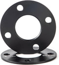 Black Forged 5x100 Hubcentric Wheel Spacers 10mm with 54.1mm Center Bore (NO Lip) Compatible with Toyota-Lexus-Scion-Pontiac 5 Lug - Pack of 2