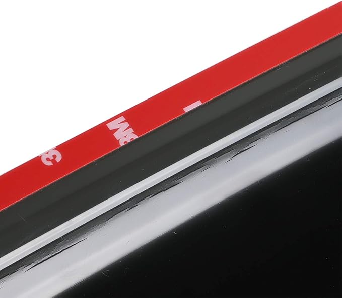 4pcs Shatterproof Outside Mount Style Sun Rain Guards Side Window Wind - Image 6