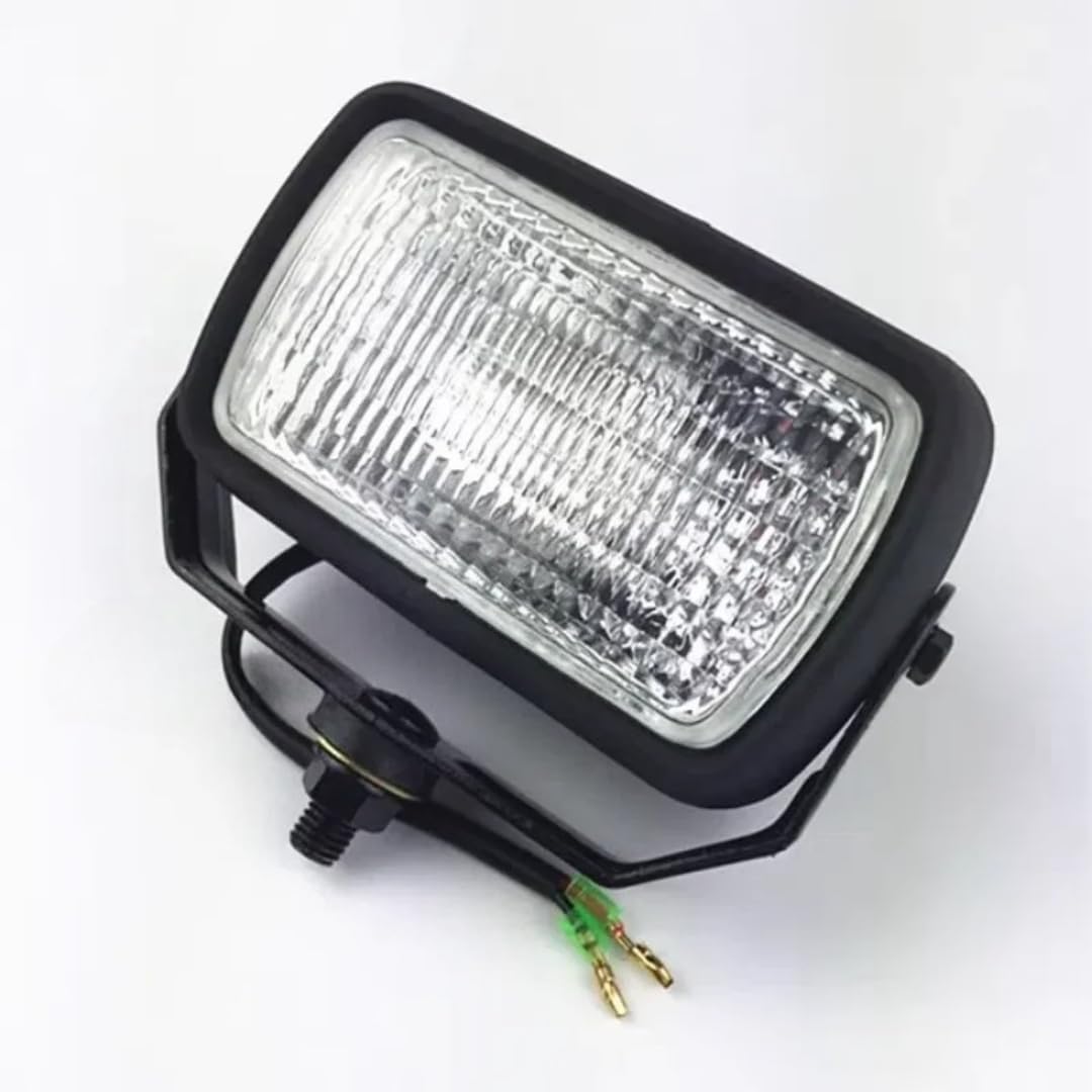 Work Light Headlights, Compatible with Kobelco Hitachi Komatsu Doosan XCMG Liugong, Excavator Arm Replacement Part (white light 12V 24V)