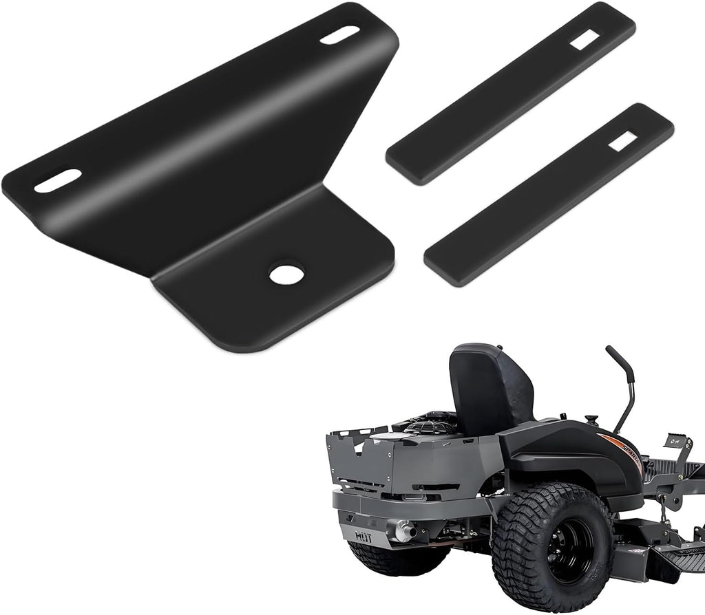 Receiver Hitch Plate for Spartan Mowers RZ Series, Industrial-Grade 1/4" Steel, (2016-2024 Models) Heavy Duty Trailer Hitch, Easy Bolt-On Installation, Towing & Hauling Accessory