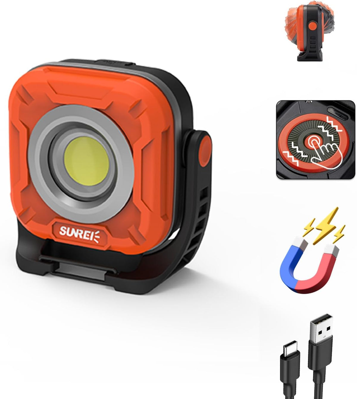 SUNREI 1300LM LED Magnetic Work Light