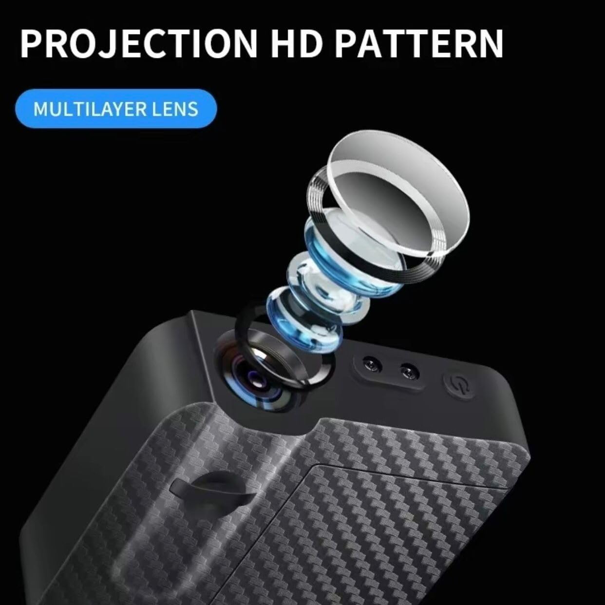 2PCS Car Door Lights, Car Door Lights Logo Projector, Rechargeable HD Car Welcome Lamp for Beee-nn