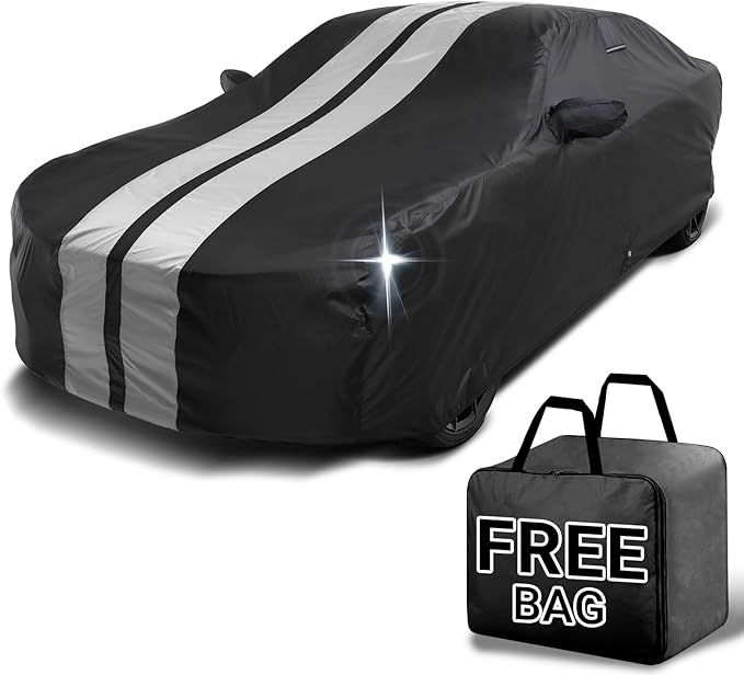 iCarCover Custom Car Cover for Chevy Malibu Waterproof All Weather Rain Snow UV by iCarCover