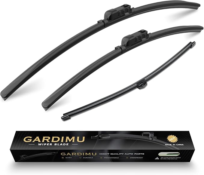 Replacement for BMW X7 Windshield Wiper Blades, 3 Pieces of Car Front and Rear by GARDIMU